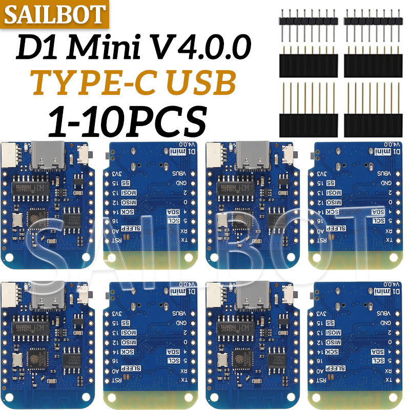 Esp8266 Nodemcu Board - 1-10 個 WeMos D1 ミニ ESP8266