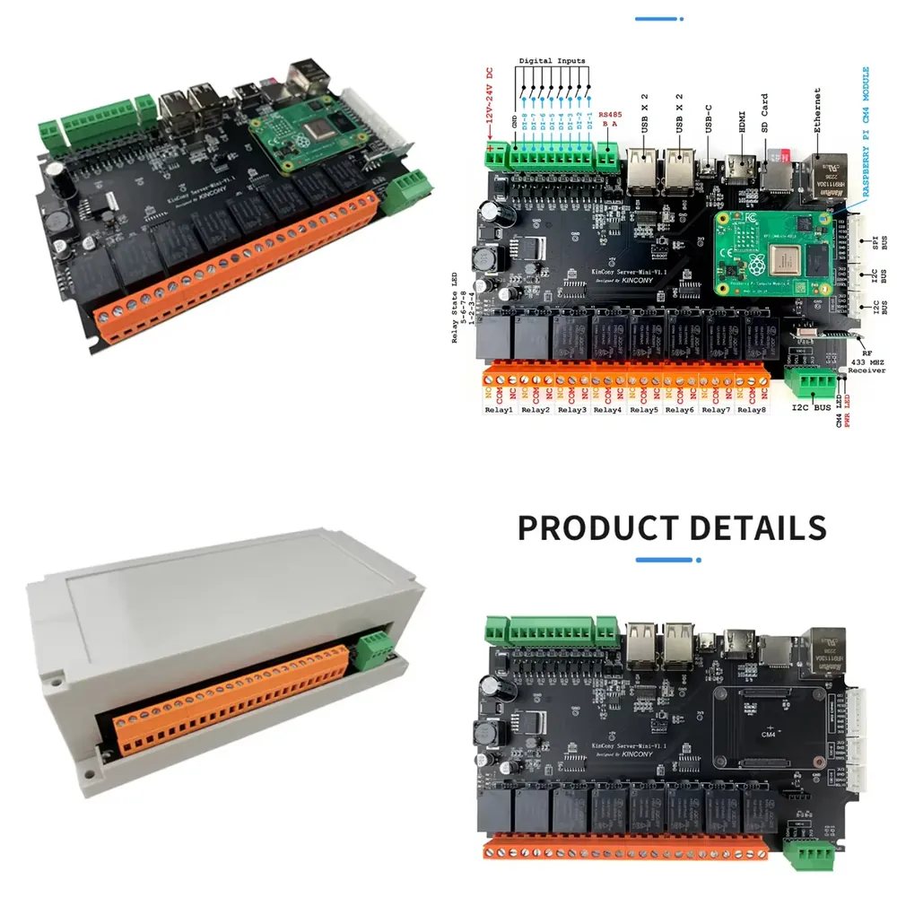 Home Automation Raspberry Pi - KinCony Raspberry Pi - サーバーミニ ホームオートメーション